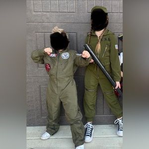Top gun boy outfit (left)